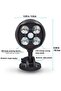 4-LED motion sensor rotating wall spotlight. - 4