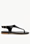 Isabel Women's Patent Leather Flip-Flop Sandals with Ankle Buckle and Comfortable Sole - 2