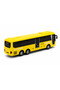 Pull and Drop Tour Bus Toy Bus – 15 cm Yellow - 2