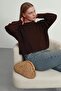 Women's Ribbed Oversize Cut Winter Knitwear Crop Sweater Glc1110 - 2