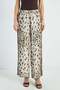 Leopard Patterned Satin Trousers - 6