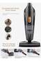 Portable Handheld Vacuum Cleaner, Multi-function Household Silent Strong Suction with HEPA Filter 1.2 L 600 W DX115C Black/Silver - 4