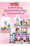 Girls Villa Large Building Blocks Set 216 Pieces FL1161 for Kids Age 3+, Multi-Storey Dollhouse Construction Toy with Girl Figure, Opening Doors and Windows, Rotating Windmill and Roof Fan, Balc - 3