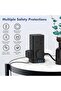 وصلة تمديد كهربائية متعددة الاستخدامات مع حماية من التيار المفاجئ ومنافذ USB - وصلة تمديد متعددة المنافذ شديدة التحمل - 3
