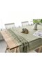 Rectangular stain-resistant linen tablecloth, elegant and waterproof, kitchen, coffee table and dining room décor, off-white, 140... - 2