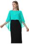 womens Chiffon Cape001 Pashmina Shawl - 2