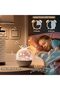 Creative 4-in-1 Night Light Projector for Kids Starry Sky Scene with Remote Control Rotatable Design - 4