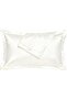 48 White Silk pillowcase x 74 cm 40 momme overlapping sections Hypoallergenic Anti-frizz Suitable sensitive skin Suitable both winter summer