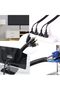 273 Pcs Cable Management Organizer Kit, 4 Cable Split Sleeves 9 Cable Holder 38 Cord Clips 2 Roll Fa - 4