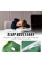Office Nap Pillow Memory Cotton, Cute Pink Pillow with Ear Hole, Soft Nap Pillow, Ear Pillow for Sid - 3