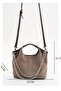 Women's Shoulder Bag Stone-Brown Sly510 - 5