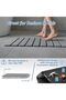AWW Foldable Stone Bath Mat, Diatomaceous, 23.6"x15.5", Grey | Quick-dry surface, super absorbent, e - 3