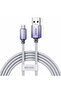 BC71 18W Micro USB Fast Charging and Data Cable with Nylon Braided Design – Grey - 2