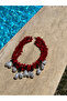 Zr Red Coral Pearl Necklace - 3