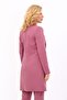 Shawl Collar Pocket Long Jacket-Rose - 3