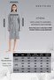 Athena Kimono Women's Bathrobe Gray - Ribbed 100% Cotton - 3