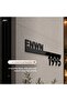 Black Acrylic Hollow Out Lighted Address Sign |   Can Be Customized According to Needs - 6
