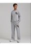 Ny Bear Printed Men's Tube-Cut Collar Bottom/Up Trouser Track Suit