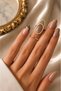 Diva Charm Nail Ring Silver Color - 7
