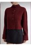 Knitwear Cardigan Buttoned Crop Hn1821 - 4