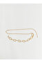 Esvab • Modern & Distinctive Women's Chain Belt with Ring Detail - 2