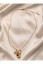 Triple Charm 316L Steel Necklace 45 cm + 5 cm Extension Part - 2