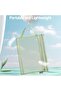 2 PCS 𝐓𝐨𝐲 Storage Bins with Clear Lids & Handles, 12 Inch Cube PVC Storage Organizer Boxes, Foldable - 5