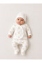 Newborn Teddy Bear Patterned 3-Piece Baby Hospital Discharge Set