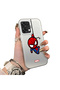 Oppo A6 Pro 4g Compatible Silicone Edge Hard Back Case Couple Phone Case Spider Man Patterned