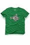 Unisex 100% Cotton Regular Fit Mechanical Fish Printed T-Shirt - Steampunk Fish Design T-Shirt