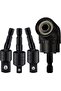 Rectangular drill adapter 4-in-1 105° 1/4 3/8 1/2".