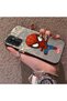 Samsung Galaxy M13 Compatible Spider Man Patterned Silicone Edge Hard Back Case Couple Phone Case - 2