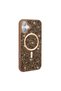 iPhone 16 Pro Case Glittery Diamond Stone Magsafe Camera Raised Silicone Case - 4
