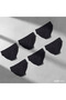 Men's 6-Pack Black Color Slip-On Shoes Bb2783 - 4