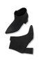 Larissa Vita Women's Pointed Toe Heeled Boots 0012651 Black Suede - 6