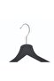 Wooden M002-Çb Trouser Hanger, Shirt Hanger Black Color 3 Pieces - 2