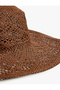 Straw Hat with Wide Brim - 3