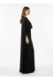 High Collar Shawl Strap Dress - 2