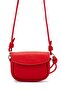 Mino Adjustable Knot Detail Strap Women's Mini Crossbody Bag with Ankle Accessory Red - 6