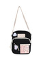 Cute Mini Bag Teddy Bear Keychain Pin Badge Shoulder Bag Messenger Bag - 8