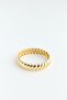 Spiral Strip Model Bracelet Gold - 2