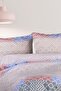 Ethnic Digital 100% Cotton Double Elastic (Fitted) Duvet Cover Set 200X220 cm - 3
