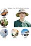 Sun hat crown9cm brim7.5cm lightweight travel hiking. - 2