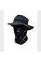 Men's camouflage wide-brim sun hat mesh beach/hunting style13.