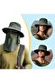 Sun hat unisex 10cm brim 56-62cm UV quick-dry bucket hat. - 3