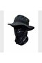 Men's camouflage wide-brim sun hat mesh beach/hunting style13. - 5