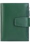 Women's wallet apple green soft leather card holder. - 2