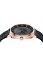 Men's Rose Gold Stainless Steel Watch, Black Mesh Band | Trnda45mm - 3