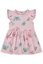 Butterfly Print 6-18 Months Dress - Pink