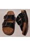 Adjustable Double Buckle Soft Anatomical Sole Women's Home and Street Slippers - 4